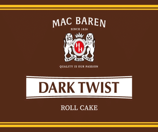 Dark Twist Roll Cake