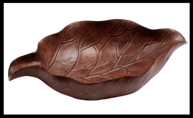 Boca Grande Maduro Ashtray Leaf Design