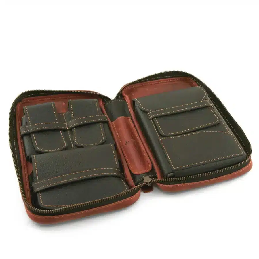 Cigar Star Frontier 2.0 Brown Leather Travel Case