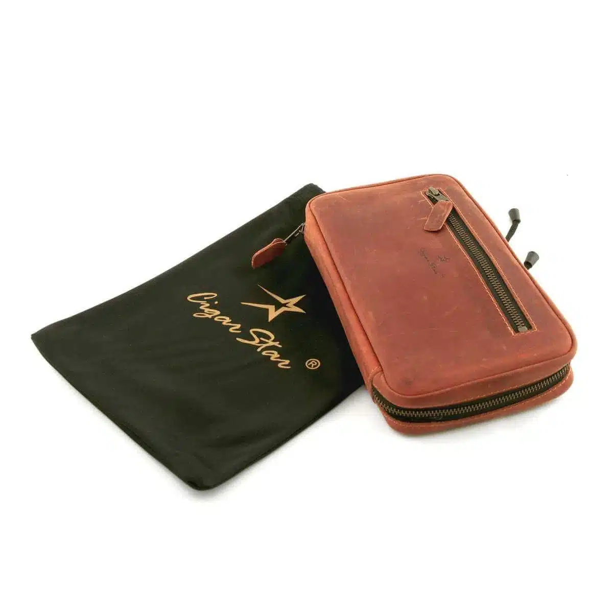 Cigar Star Frontier 2.0 Brown Leather Travel Case P2 Cigar Star Frontier 2.0 Brown Leather Travel Case P2