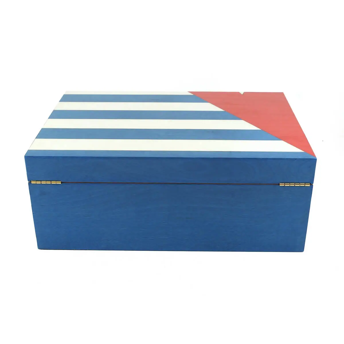 Cigar Star Gabeto Limited Edition Humidor Cuban Flag Finish P3 Cigar Star Gabeto Limited Edition Humidor Cuban Flag Finish P3