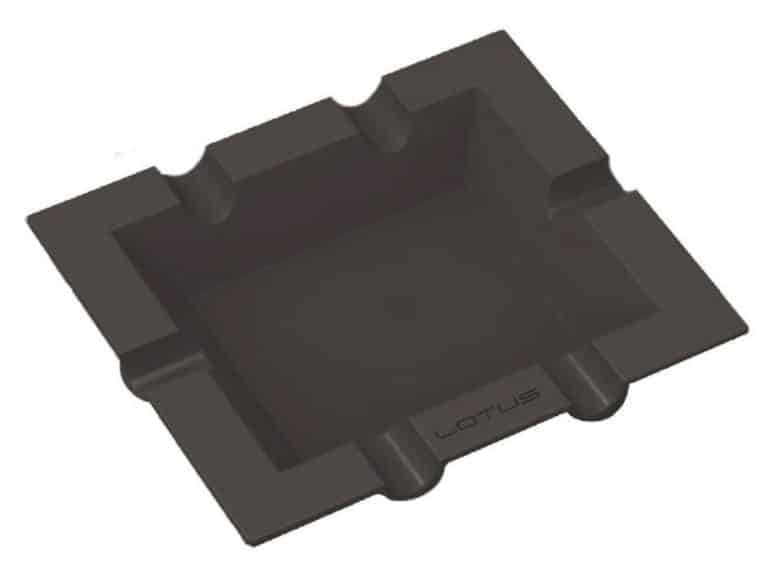 Lotus Die Cast Metal Outdoor Ashtray 2