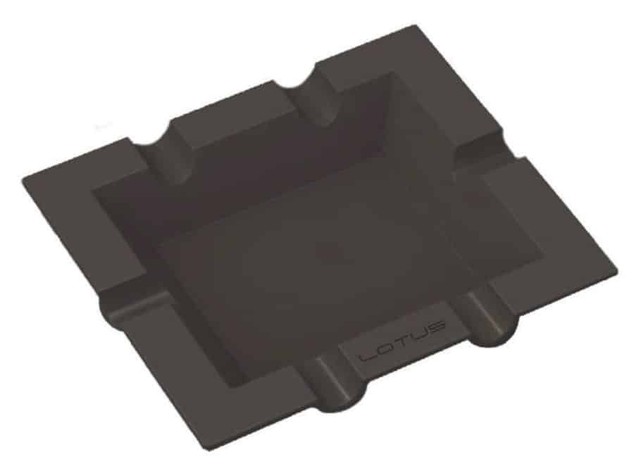 Lotus Die Cast Metal Outdoor Ashtray 2