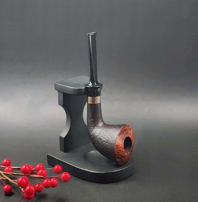 Stanwell Black Sandblasted Pipe Of The Year 2018 130801
