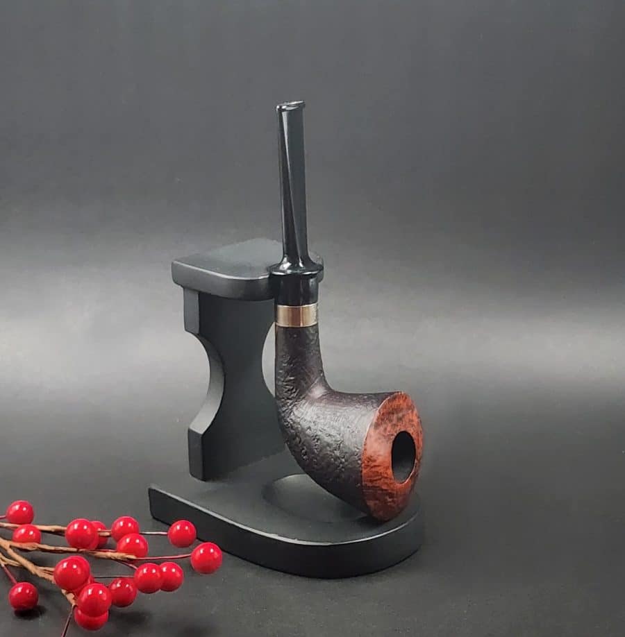 Stanwell Black Sandblasted Pipe Of The Year 2018 130801