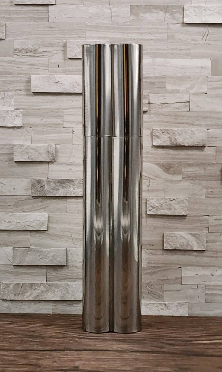 112858 Dual Cigar Holder Stainless Steel