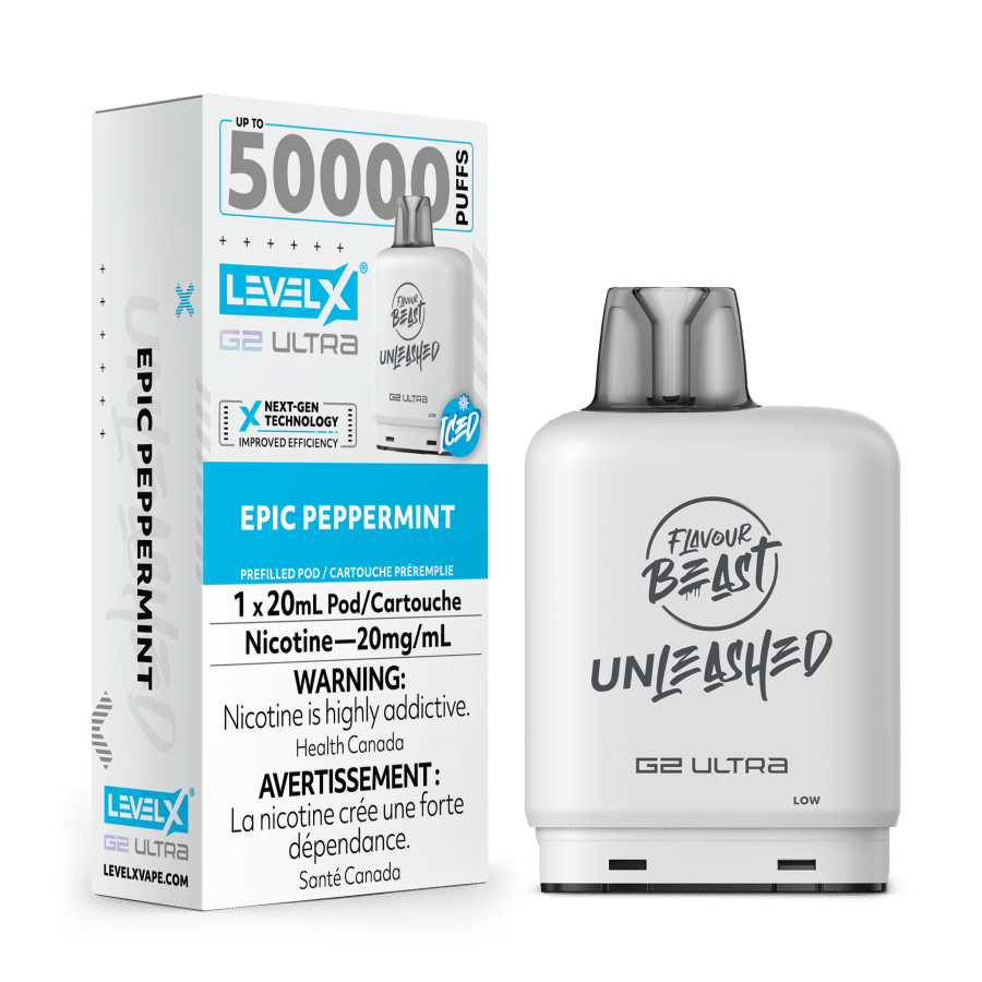 Levelx Boost G2 Unleashed Pod 20mg Epic peppermint