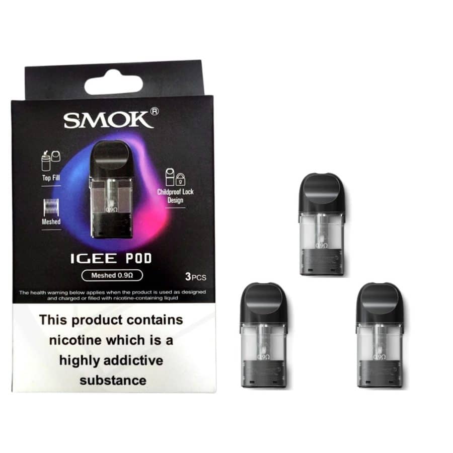 Smok Igee Pods Mesh 0 9ohm 3pk