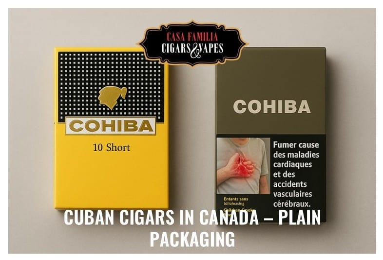 Cuban Cigars Plain Packaging In Canada